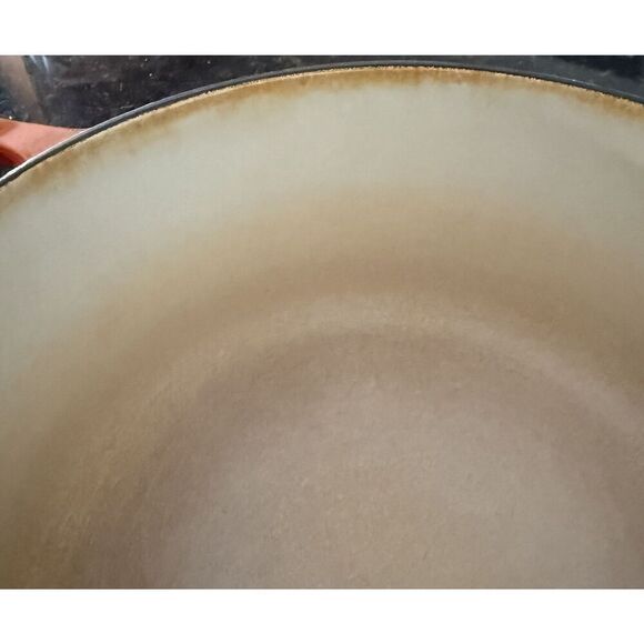 VTG Le Creuset France #B 2 Qt. Dutch Oven and Lid 2pc Set Flame - Picture 7 of 11